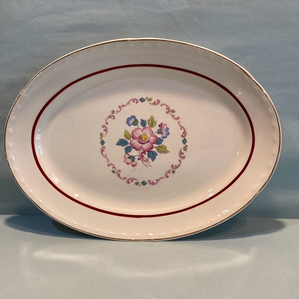 Crooksville China Co Platter